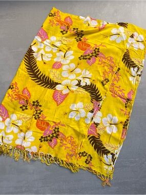 Tropical Sarong Beach Coverup